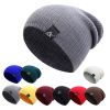 COKK Knitted Beanie Women's Hat Winter Men Skullies Beanies Warm Casual Slouchy Hat Crochet Beanie Hat Female Baggy Cap Cheap - 3 Hats Random color