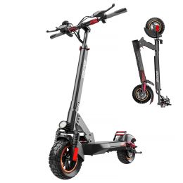 IE-M4PROS Electric Scooter 600W 48V 10AH Folding E-Scooter 10Inch Tire 150KG Load Aluminum Alloy Electric Scooter - Black