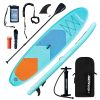 Inflatable Stand Up Paddle Board 11'x33''x6'' Premium SUP W Accessorie;  Green - Green