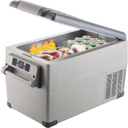 Car RV Camping And Home Use Mini Fridge Freezer Portable Car Refrigerator - As pic show - 35 L