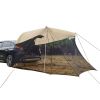 Beach Camping Mosquito-proof Sunshade Tent With Extended Rear End - Beige - Car Tent