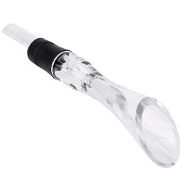 Wine Aerator Pourer Spout Decanter Spout Attachable In-Bottle Wine Drip Stopper - Transparent