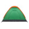 2-Person Waterproof Camping Dome Tent for Outdoor Hiking Survival Orange & Green - as picture