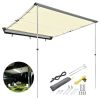 Car Side Awning with LED - Beige