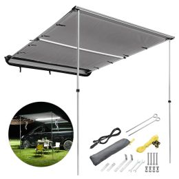 Car Side Awning with LED - As Picture