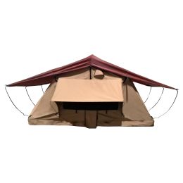 Trustmade Standard Size Soft Shell Car Rooftop Tent Wander Series - Beige+Orange