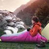 Mummy Sleeping Bag Camping Sleeping Bags for Adults Outdoor Soft Thick Water-Resistant Moisture-proof - Pink