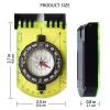 Hiking Backpacking Compass; Boy Scout Compass; Camping And Navigation; Orienteering; Hiking Map Reading - Yellow