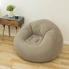 Large Lazy Inflatable Sofas Chair Flocking Flocking Sofa Chair Lounger Seat Bean Bag Sofa For Outdoor Living Room Camping Travel - Blue - China