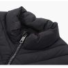 Men's Winter Lightweight Puffer Vest Outdoor Casual Thicken Stand Collar Padded Vest - X-Large