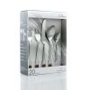 Elegant Western Utensils 20 Piece Flatware Utensil Set 4 In - Matte Silver - knife and fork