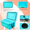 Hot Selling Blue color 65QT Outdoor cooler fish ice chest Box 2022 Popular Camping Cooler Box - as Pic