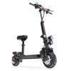 IE-ES10 Electric Scooter 2000W Motor 48V 20AH Off Road Folding E-Scooter 10 Inches Fast Adult Electric Scooter With Seat - Black