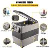 Car RV Camping And Home Use Mini Fridge Freezer Portable Car Refrigerator - As pic show - 55 L