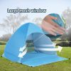 Pop Up Beach Tent for 1-3 Person Rated UPF 50+ for UV Sun Protection Waterproof - Kratax-J737