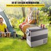 Car RV Camping And Home Use Mini Fridge Freezer Portable Car Refrigerator - As pic show - 55 L