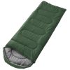 Camping Sleeping Bags for Adults Teens Moisture-Proof Hiking Sleep Bag with Carry Bag for Spring Autumn Winter Seasons - Army Green