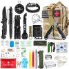 Outdoor SOS Emergency Survival Kit Multifunctional Survival Tool Tactical Civil Air Defense Combat Readiness Emergency Kit - Red - China