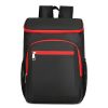 Waterproof Leakproof Thermal Insulated Outdoor Cooler Backpack For Hiking Camping Picnic - Gray+Black/Red