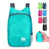 Portable And Foldable Small Backpack; Short-Distance Travel Bag For Men And Women For American Football Spectators - Lake Blue