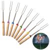 Telescoping Extendable Roasting Fork Stick - 8 pieces