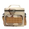 Waterproof Camouflage Insulated Lunch Bag For Picnic; Camping; Office; School - Rainforest Camouflage