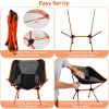 Foldable Camping Chair Collapsible Ultra-light Camping Chai Backpacking Chair For Outdoor Camping Fishing BBQ Beach Picnic - Foldable Chair