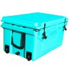 Hot Selling Blue color 65QT Outdoor cooler fish ice chest Box 2022 Popular Camping Cooler Box - as Pic