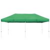 10X20ft EZ Pop Up Canopy Folding Gazebo/Green - As Picture