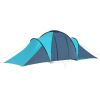 Camping Tent 6 Persons Blue and Light Blue - Blue