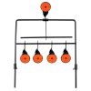 Auto Reset Rotating Shooting Target with 4 + 1 Targets - Black