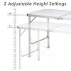 Height Adjustable Folding Camping  Table - Gray