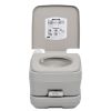 Portable Camping Toilet Gray 2.6+2.6 gal - Grey