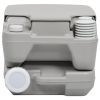 Portable Camping Toilet Gray 2.6+2.6 gal - Grey