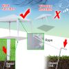 10''x10''(3 x 3m)  Practical Waterproof Right-Angle Folding Tent White XH - 10''x10''