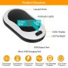 Portable Hand Warmer 10000mAh Power Bank Rechargeable Pocket Warmer Double Sided Heating 3 Temperature Adjustment - Black