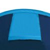 Camping Tent 4 Persons Navy Blue/Light Blue - Blue