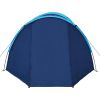 Camping Tent 4 Persons Navy Blue/Light Blue - Blue