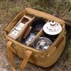 Foldable Multifunctional Waterproof Camping Miscellaneous Storage Bag - Khaki - Camping Supplies