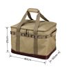 Foldable Multifunctional Waterproof Camping Miscellaneous Storage Bag - Khaki - Camping Supplies