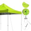 9.6ft*9.6ft EZ Canopy Gazebo Top Replacement Green Glow - As Picture