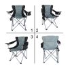 Portable Lumbar Back Camping Chairs for Outdoors - As pic show - Style A