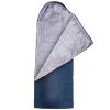 Camping Sleeping Bags for Adults Teens Moisture-Proof Hiking Sleep Bag with Carry Bag for Spring Autumn Winter Seasons - Navy Blue