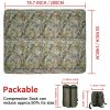 Kylebooker Camo Woobie Blanket Waterproof Poncho Liner for Outdoor Camping;  Hiking;  Hunting;  Survival;  Backpacking;  Picnicking - Super Tree Camo