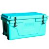 Hot Selling Blue color 65QT Outdoor cooler fish ice chest Box 2022 Popular Camping Cooler Box - as Pic