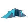 Camping Tent 6 Persons Blue and Light Blue - Blue