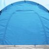 Camping Tent 6 Persons Blue and Light Blue - Blue