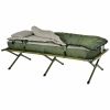 Outdoor Adventure With 1 Person Folding Pop Up Camping Cot Tent  - ArmyGreen - Camping Tent