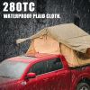 The roof tent with 280TC 2000 waterproof lattice cloth for using as a Camping Necessity A Mobile Home - as picture