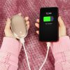 Portable Hand Warmer 5000mAh Power Bank Rechargeable Pocket Warmer Double-Sided Heating Handwarmer - Gold